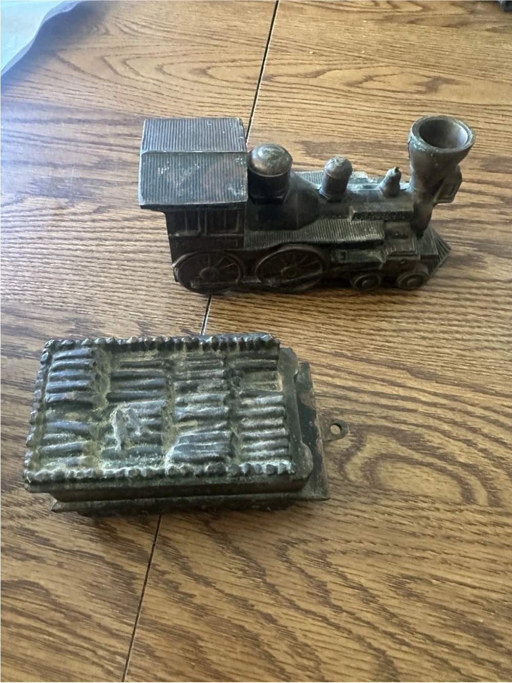 1974 BANTHRICO W.&A.R.R. Railroad Train Engine & Tender Car Metal Banks - USA